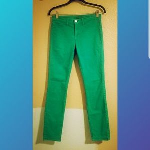 J Brand Green Skinny Jeans